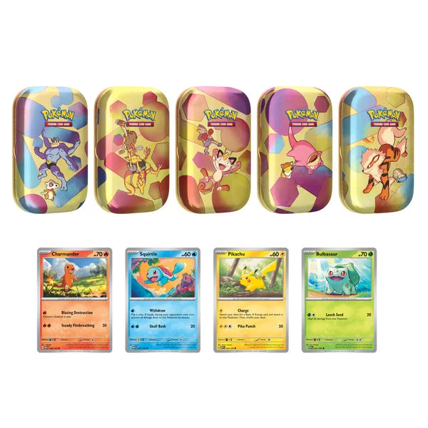Pokémon Scarlet And Violet 151 5-Pack Mini Tins