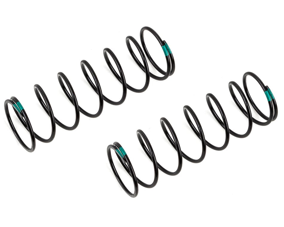 ASC81659 Team Associated RC8B4.1 16mm Front Shock Spring Set (2) (Green)