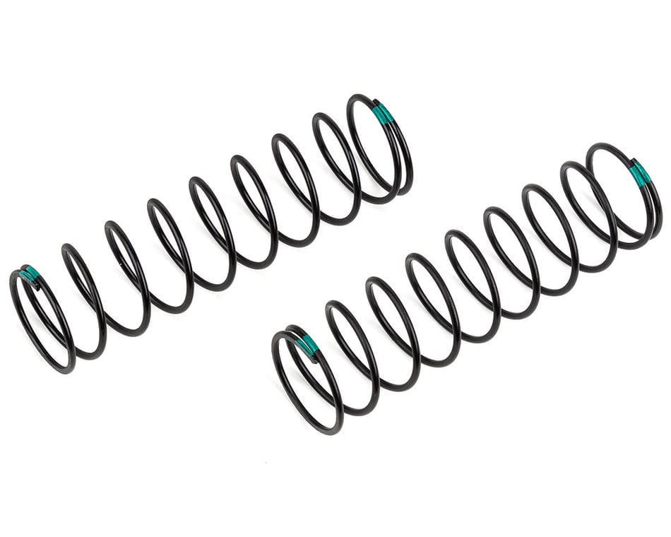 ASC81663 Team Associated RC8B4.1 16mm Rear Shock Spring Set (2) (Green)