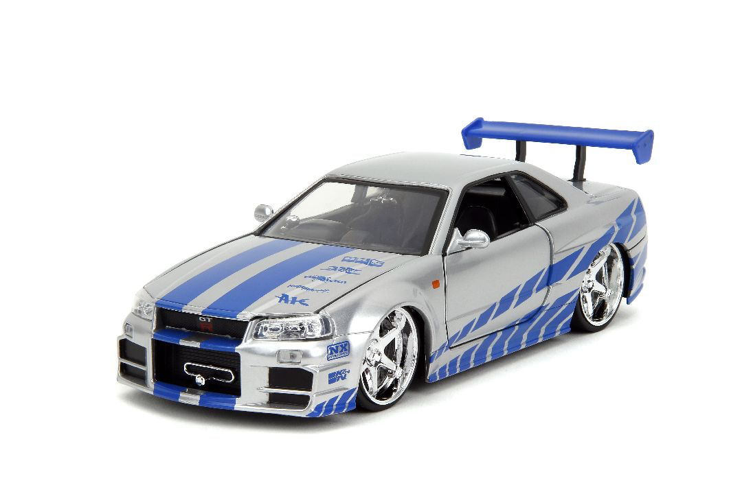 JAD97158 Jada 1/24 "Fast & Furious" Brian's Nissan Skyline GT-R (R34)