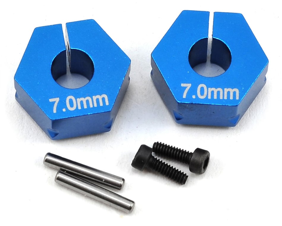 ASC91610 Team Associated 7.0mm Factory Team Aluminum Clamping Wheel Hex (2)
