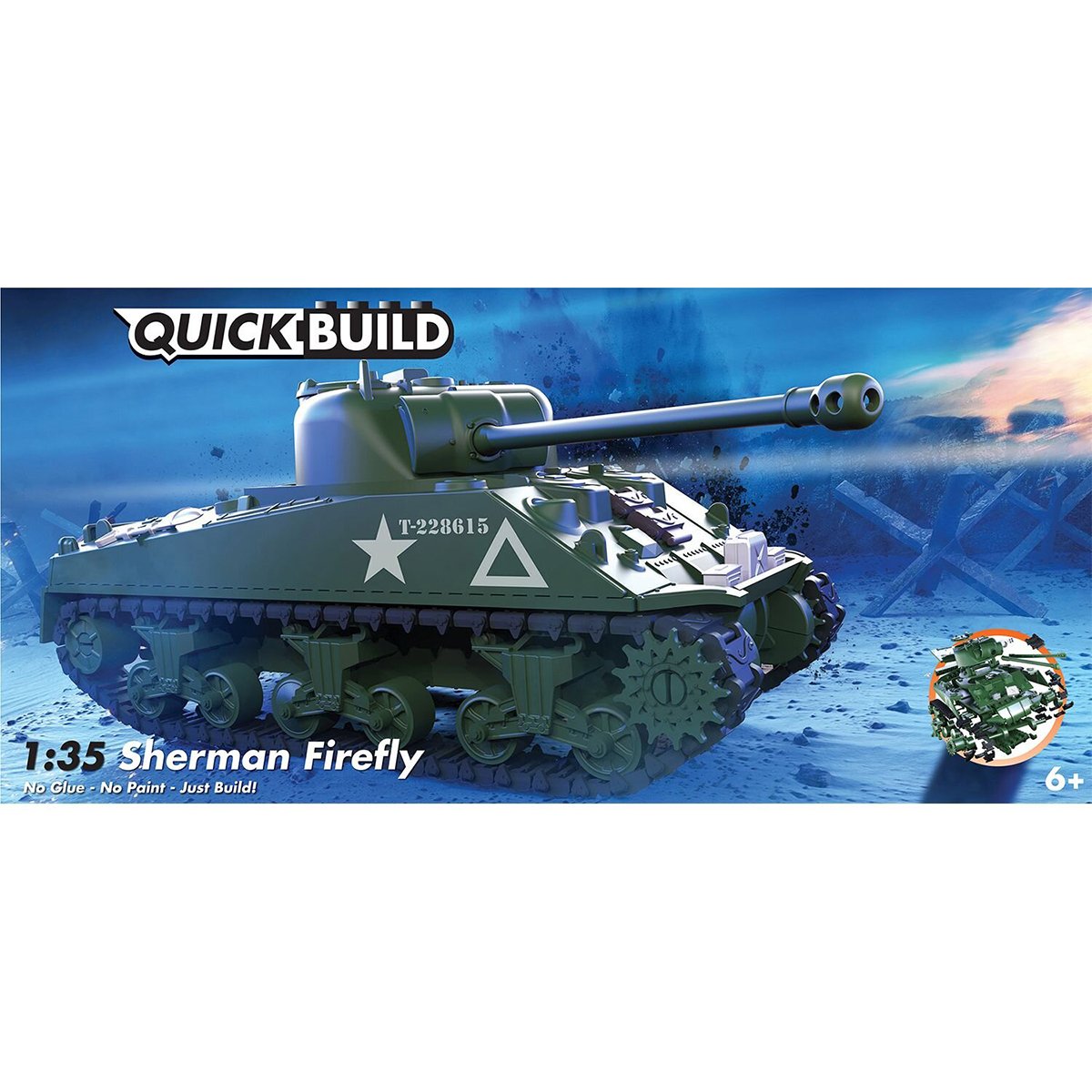 Airfix Quick Build Sherman Firefly - J6042