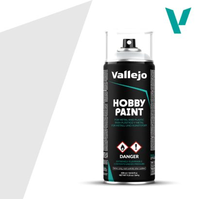 VALLEJO GREY PRIMER AEROSOL 400ML BASIC PRIMER - VAL28011
