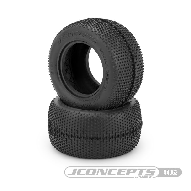 JCO4063-02 JConcepts Double Dees V2 - green compound (2.2" stadium truck