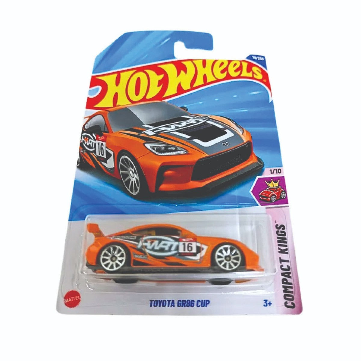 Hotwheels Compact Kings Toyota GR86 Cup HE