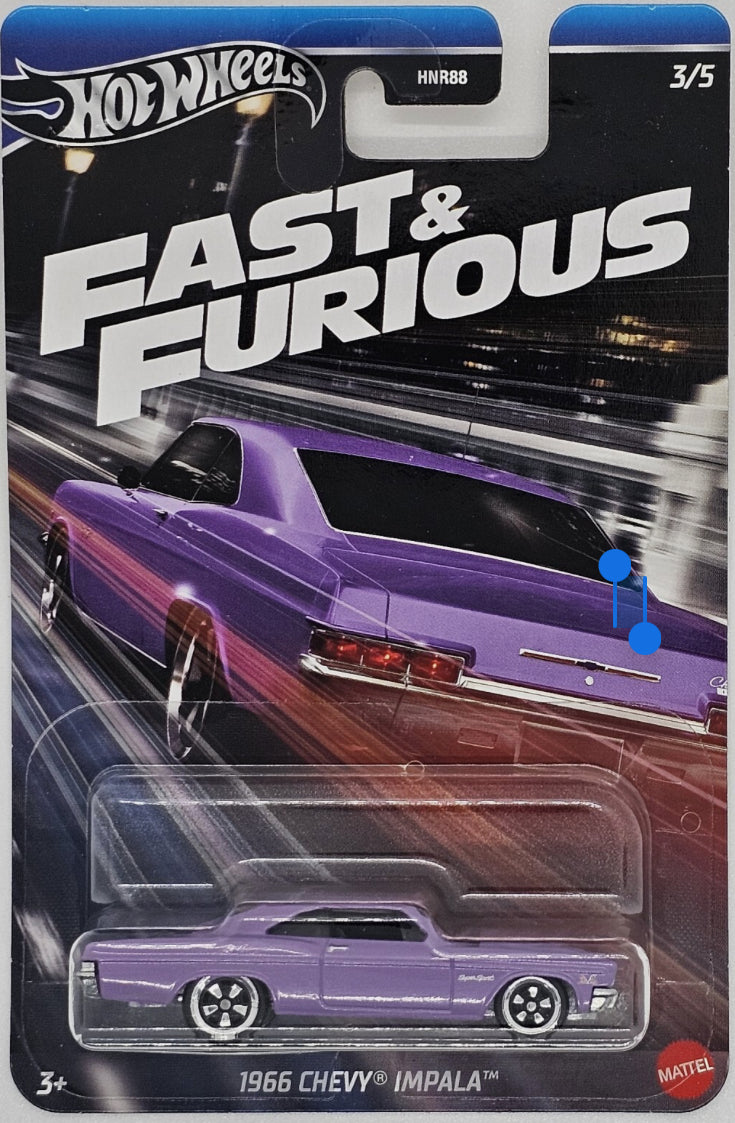 HotWheels Premium Fast And Furious 1966 Chevy Impala