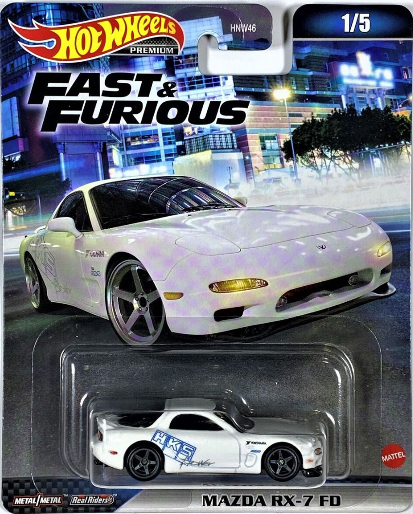 HotWheels Premium Fast And Furious Mazda RX-7 FD