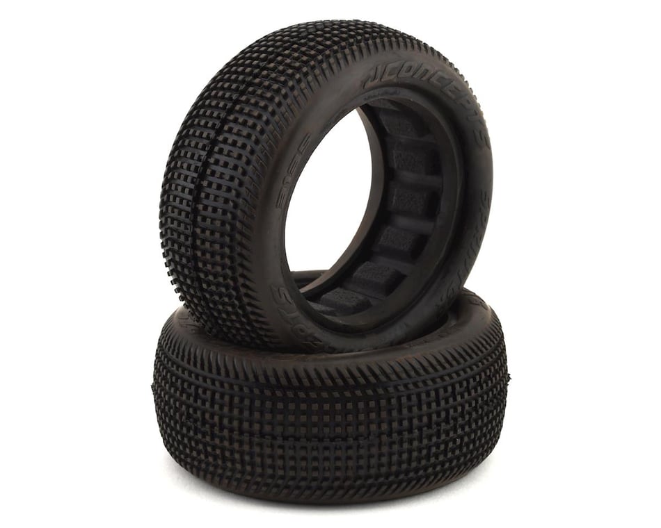 JCO3135-01 JConcepts Sprinter 2.2" 4WD 1/10 Front Buggy Dirt Oval Tires (2) (Blue)