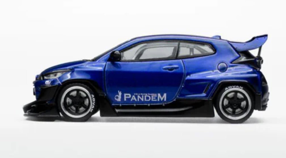 PopRace Pandem GR Yaris Blue (Enigma Exclusive Edition)