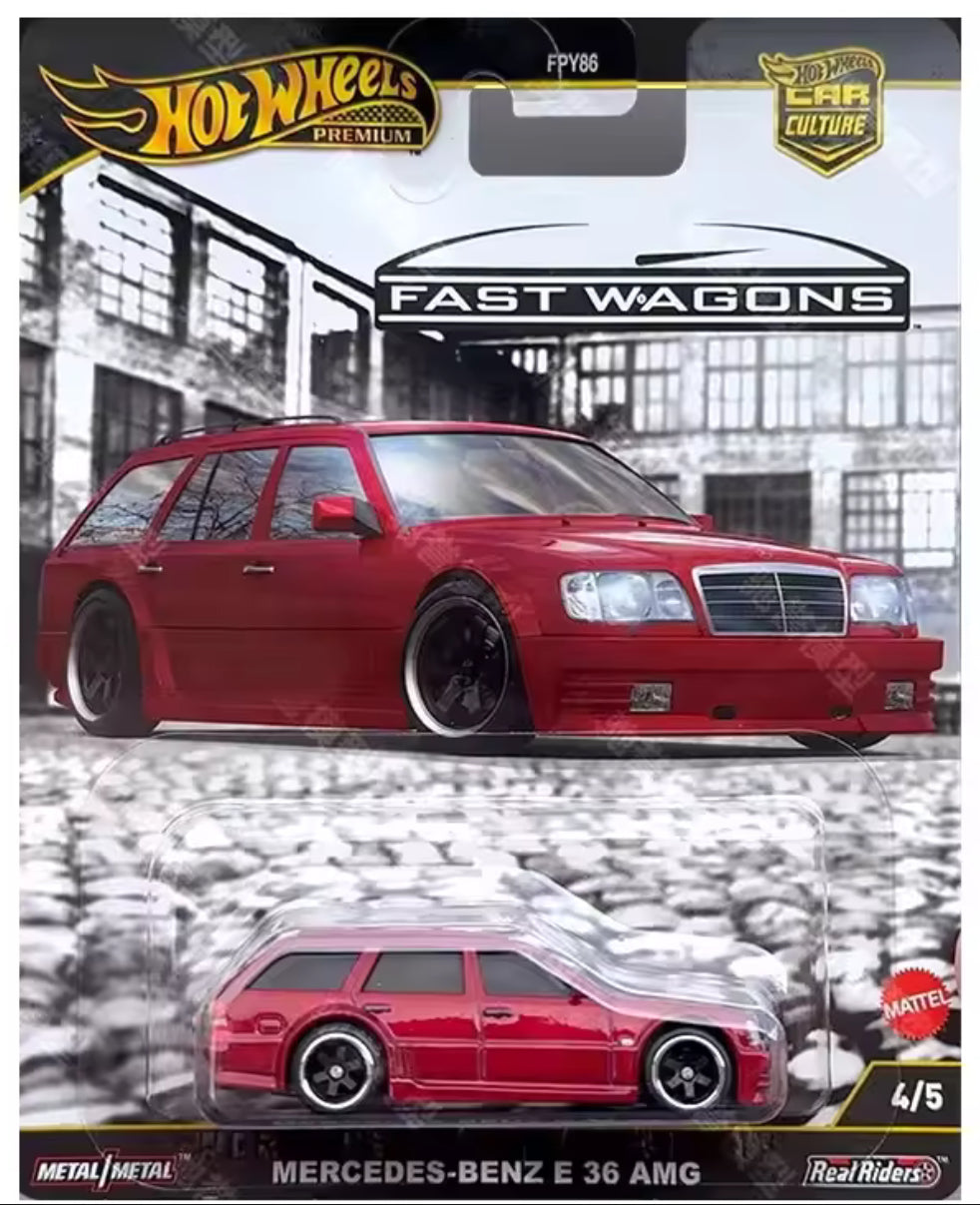 Hot Wheels Premium Fast Wagon Mercedes-Benz E36 AMG