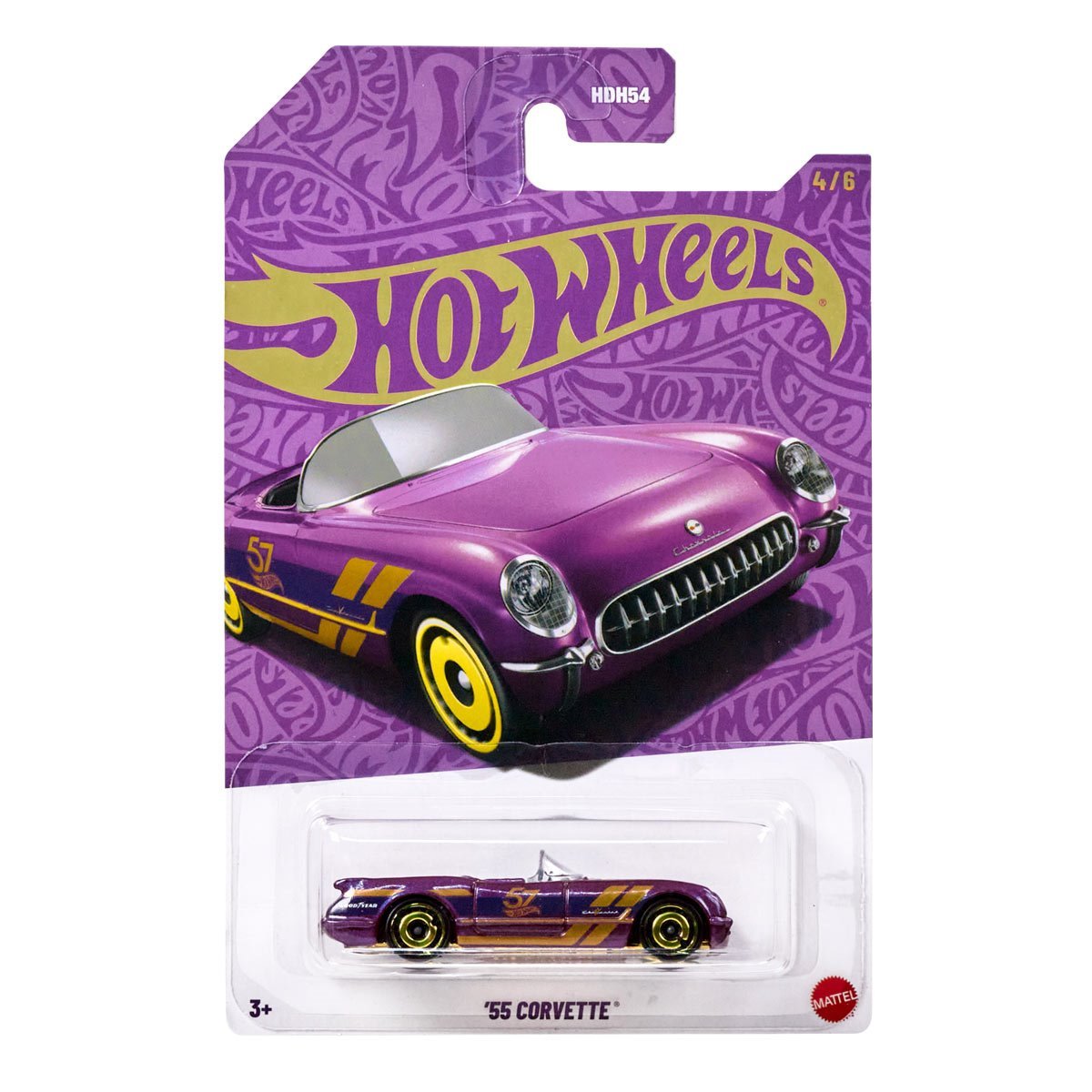 HE Hot Wheels Pearl & Chrome 55 Corvette