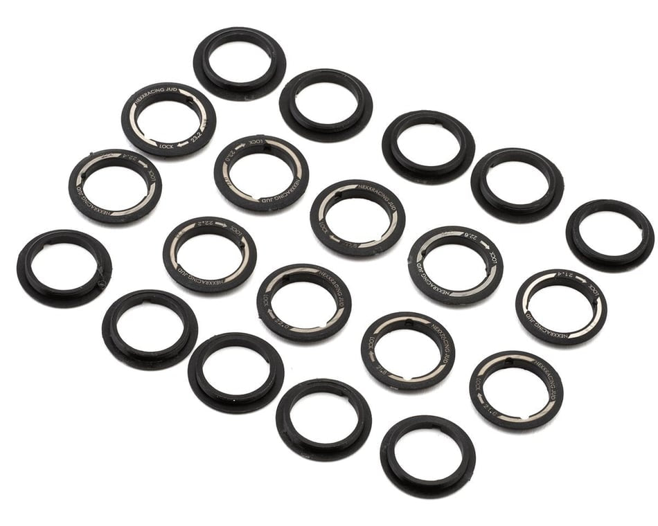 NXUSA-EVO-416-2 NEXX Racing "JUD" EVO Mesh Flange Wheel Rings Set (21.4-23.2) (20)