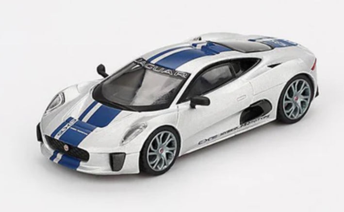 Mini-GT Jaguar C X75 Silver
