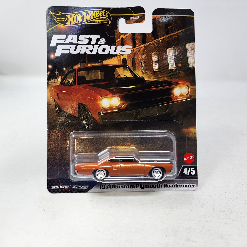 HotWheels Premium Fast And Furious 1970 Custom Plymouth Roadrunner HE