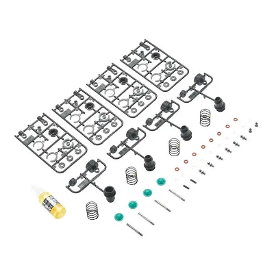 TAM54753 Tamiya CVA Super-Mini Shock (4) (TT-02)