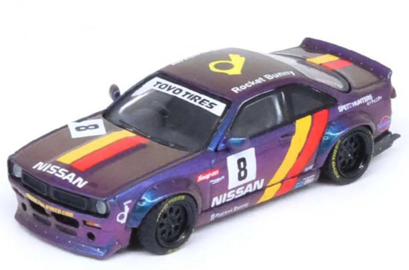 Inno64 Nissan Silvia S14 Boss "Rocket Bunny" Magic Purple