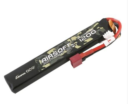 GEA12002S25D Gens Ace Airsoft 1200mAh 2S 7.4V 25C Deans Plug