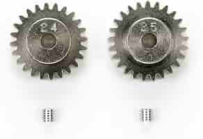 TAM50477 Tamiya MOD 0.6 AV Pinion Gear Set (24/25T)
