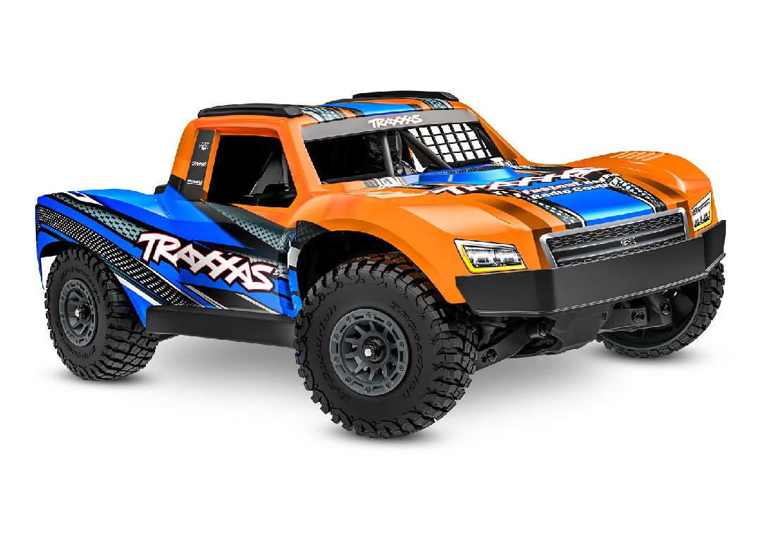 TRA108164-1ORANGE Traxxas Mini Slash Brushless 1/16 4WD RTR Short Course Truck (Orange) w/TQ™ 2.4Ghz Radio, Battery
