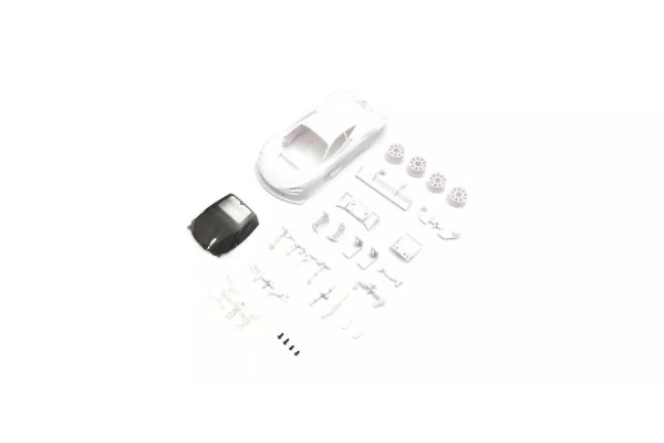 MZN234 KYOSHO McLaren 720S GT3 White Body set (w/rims)