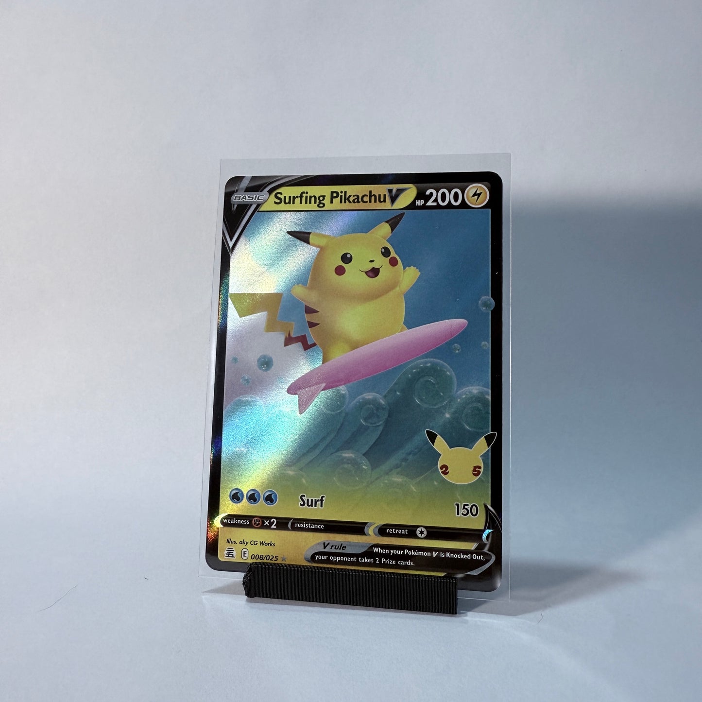 Surfing Pikachu V 008/025