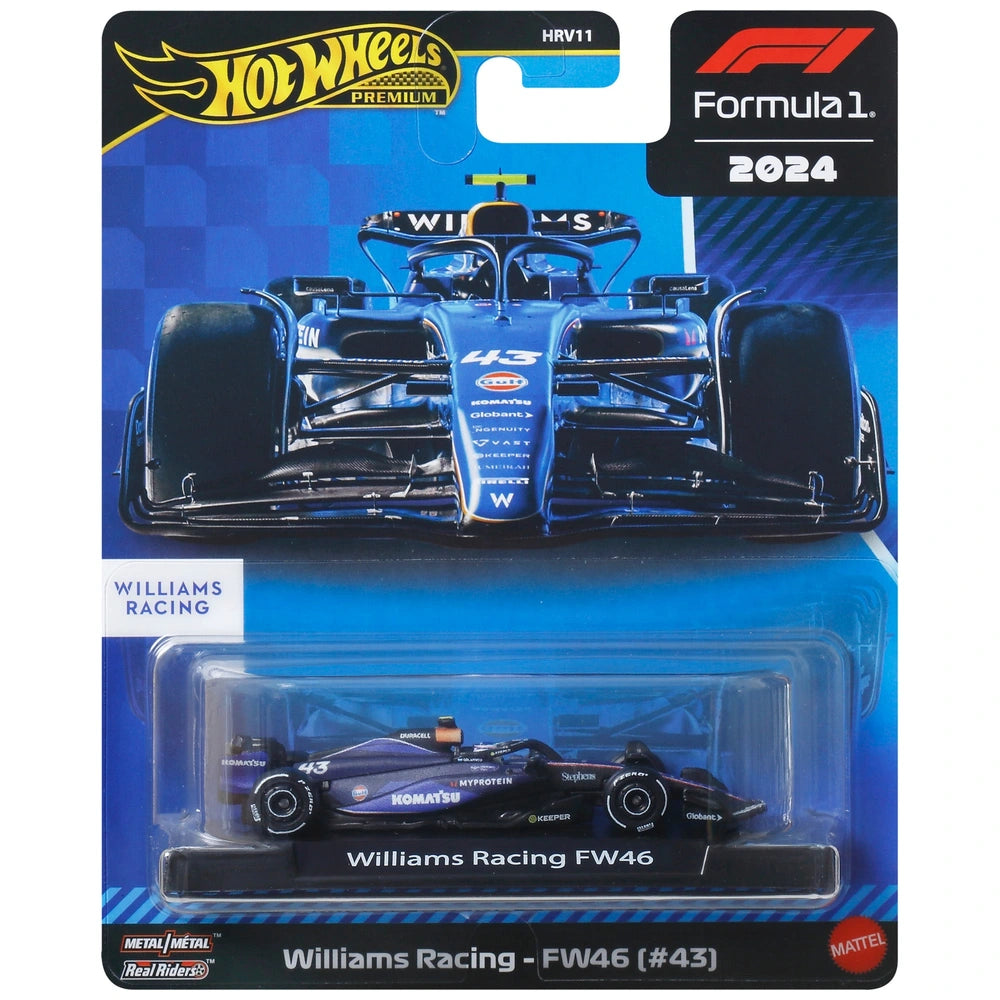 Hot Wheels Premium Formula1 Williams Racing FW46 #43