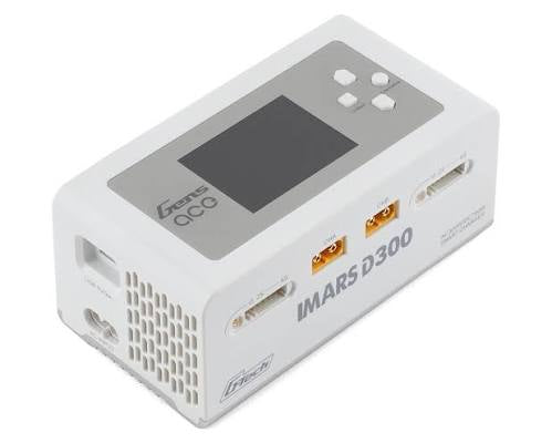Gens Ace IMARS D300 G-Tech AC/DC 15A x 2 Battery Charger White