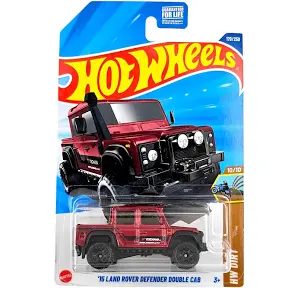 Hot Wheels 15 Land Rover Defender Double Cab (Red)
