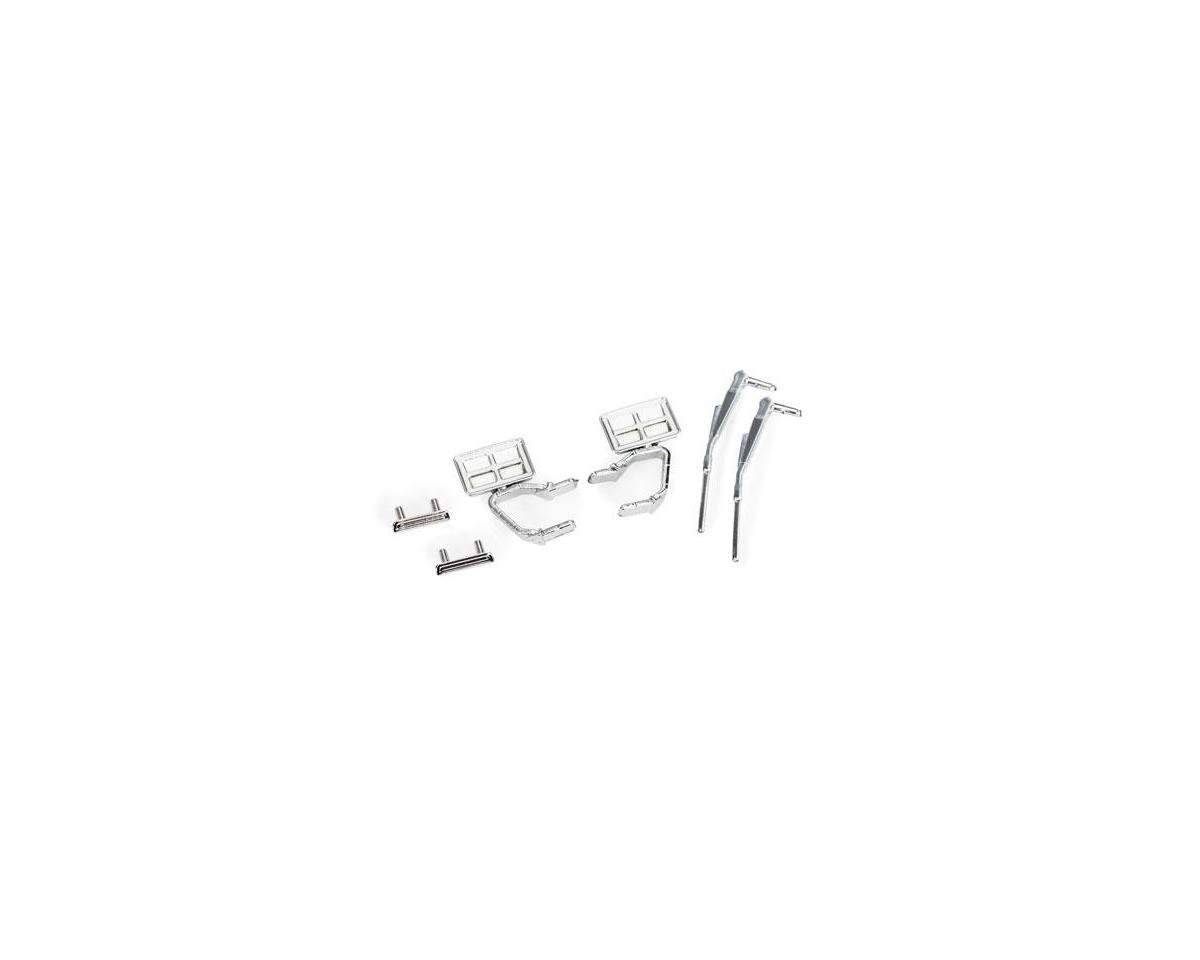 TRA9816 Traxxas Door Handles (left & right)/mirrors, side (left & right)/windshield wipers (fits #9812 body)