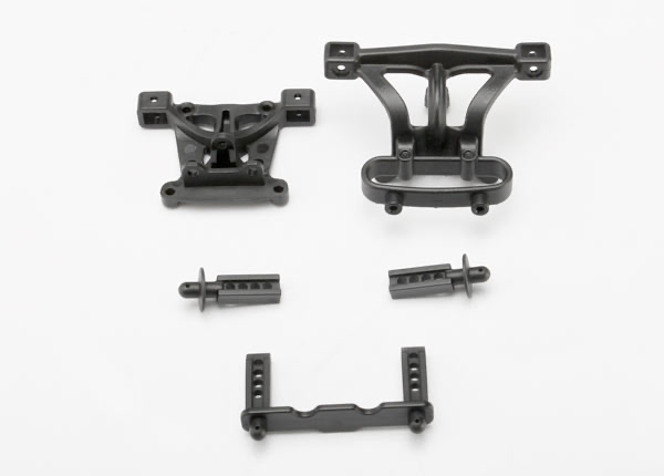 TRA7015 Traxxas Front & Rear Body Mounts w/Mount Posts