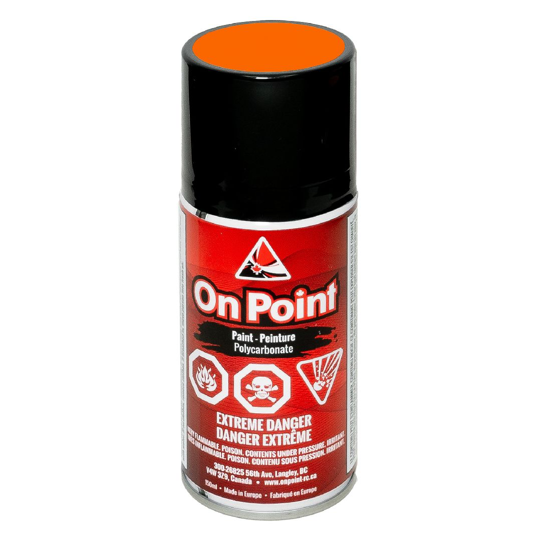 ONP2233 On Point 150ml RC Spray Paint - Fluorescent Orange