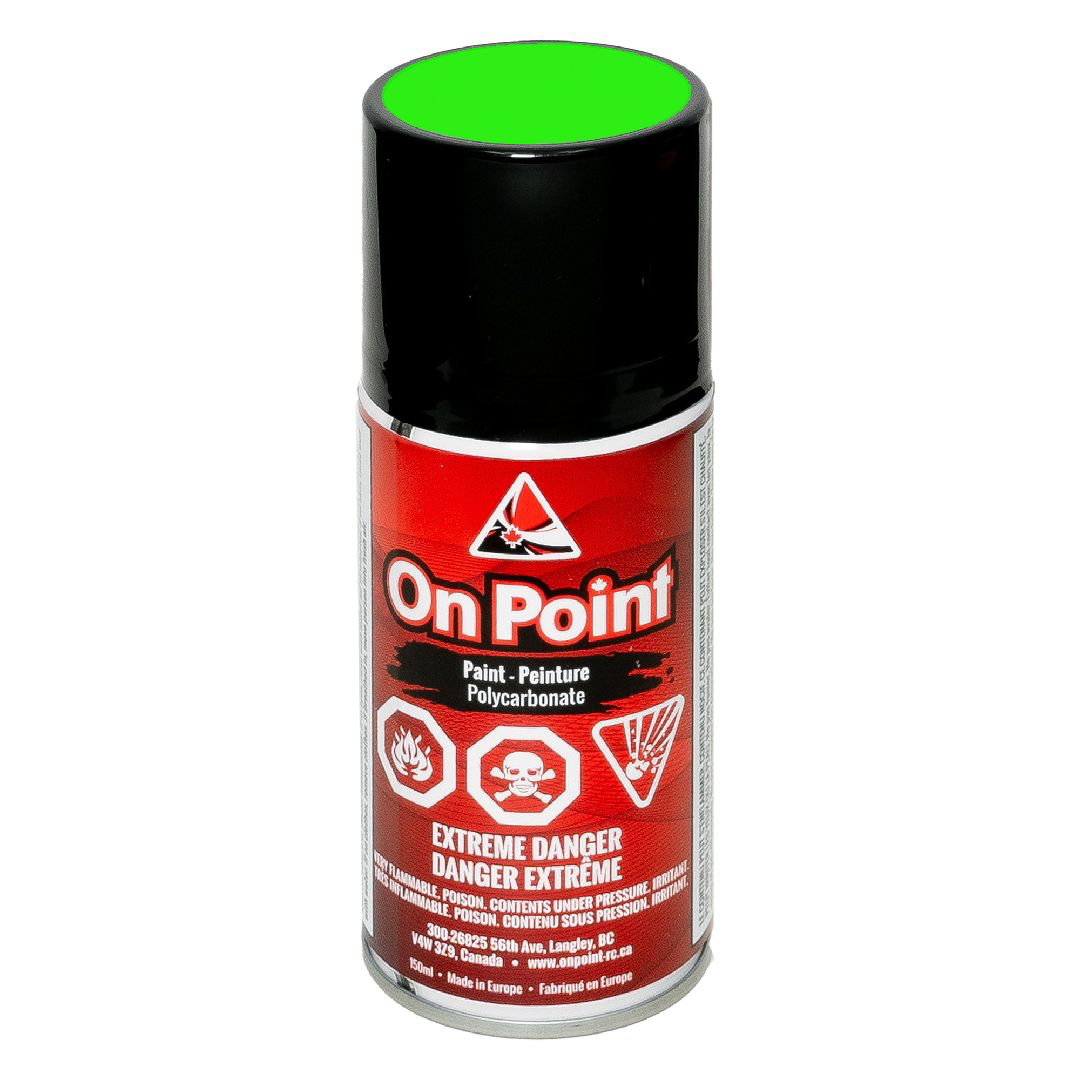 ONP2237 On Point 150ml RC Spray Paint - Fluorescent Green