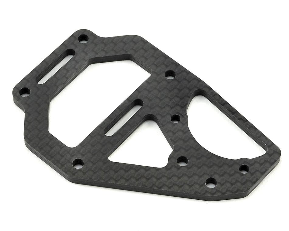 TKR6635C Tekno RC EB410/ET410 Carbon Fiber Center Differential Top Plate & Fan Mount