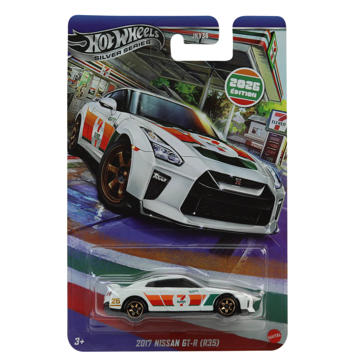 HE Hot Wheels 7/11 Exclusives 2017 Nissan GT-R (R35)