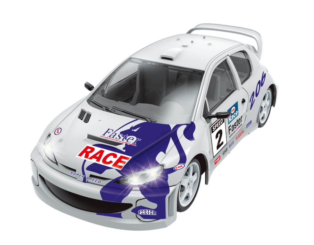 LD2802PRO RC-Pro 1/28 2.4G 4WD R/C Car Gyro