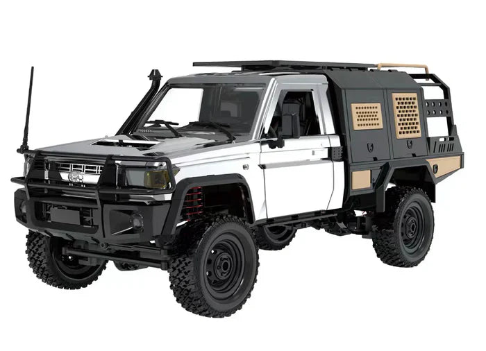 MN-82SSILVER RC-Pro Silver 1/12 RC 4WD Toyota Land Cruiser LC74 Truck - Upgraded Version