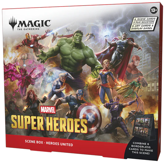 MTG Marvel Super Heroes Scene Box - Heroes United