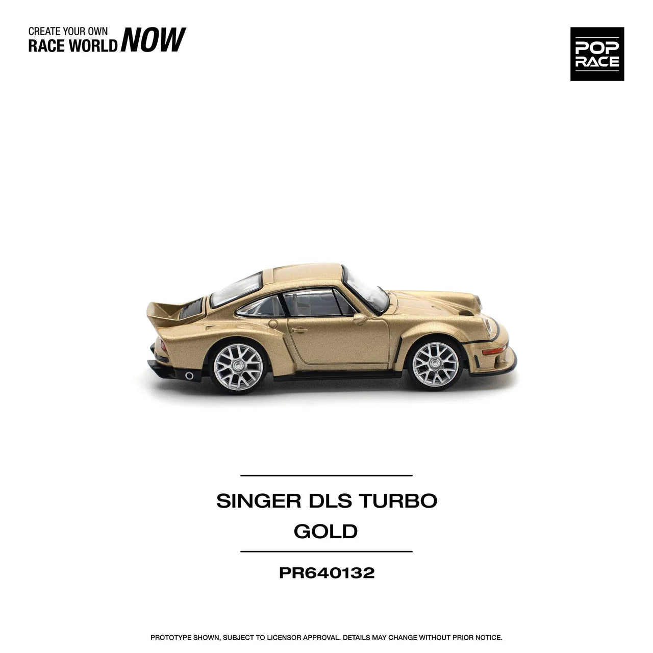 Poprace 1/64 Singer DLS Turbo (Road) Gold