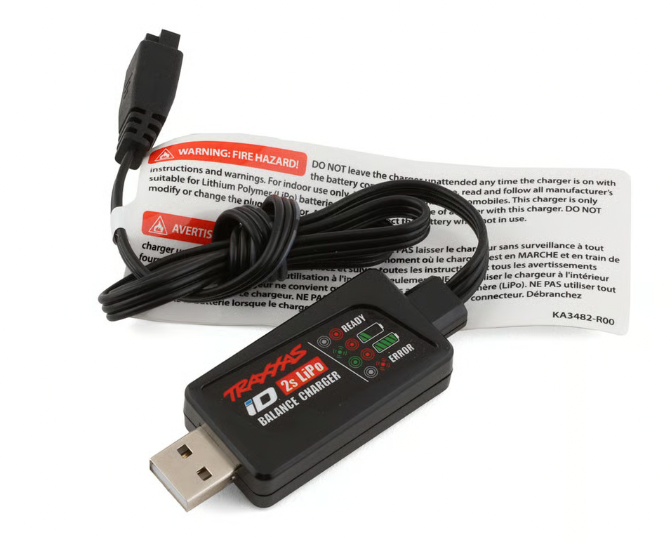 TRA9767 Traxxas USB 2-Cell Balance Charger