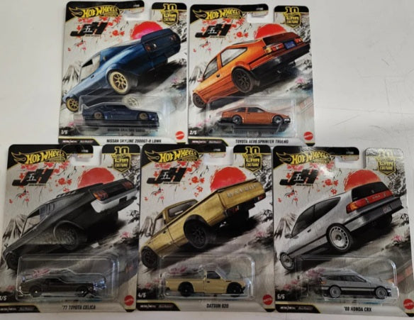 Hot Wheels Premiums Japan Historics 5 88 Honda CRX