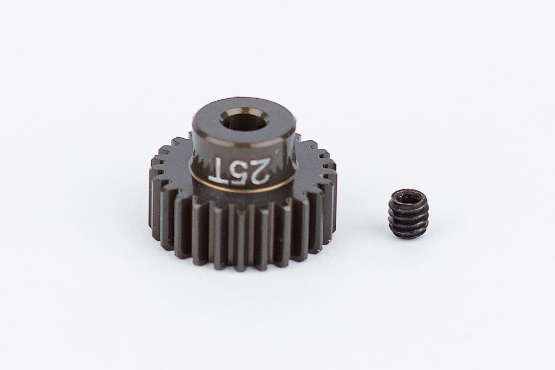 ASC1343 Team Associated Factory Team 48P Aluminum Pinion Gear 1/8 Shaft (25)