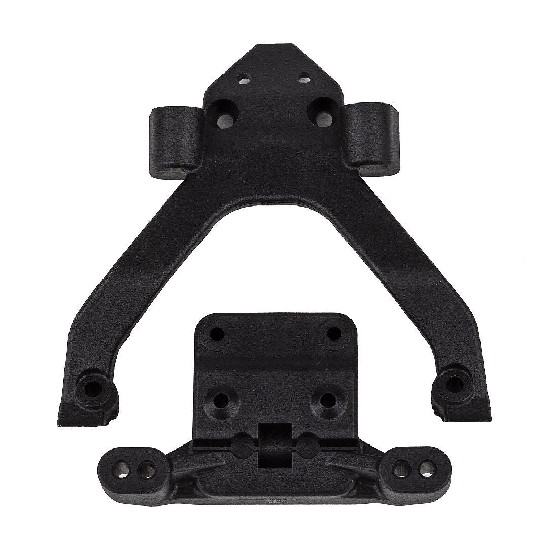 ASC71182 Team Associated RC10B6.4 Front Top Plate and Ballstud Mount