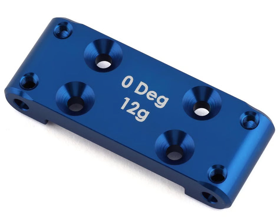 ASC91987 Team Associated RC10B6.4 Aluminum Front Bulkhead (Blue)