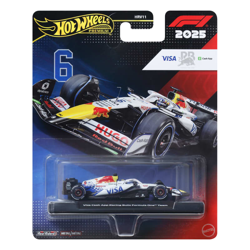 Hot Wheels Premium (F1 2025) Visa Cash App Racing Bulls Formula One Team #6