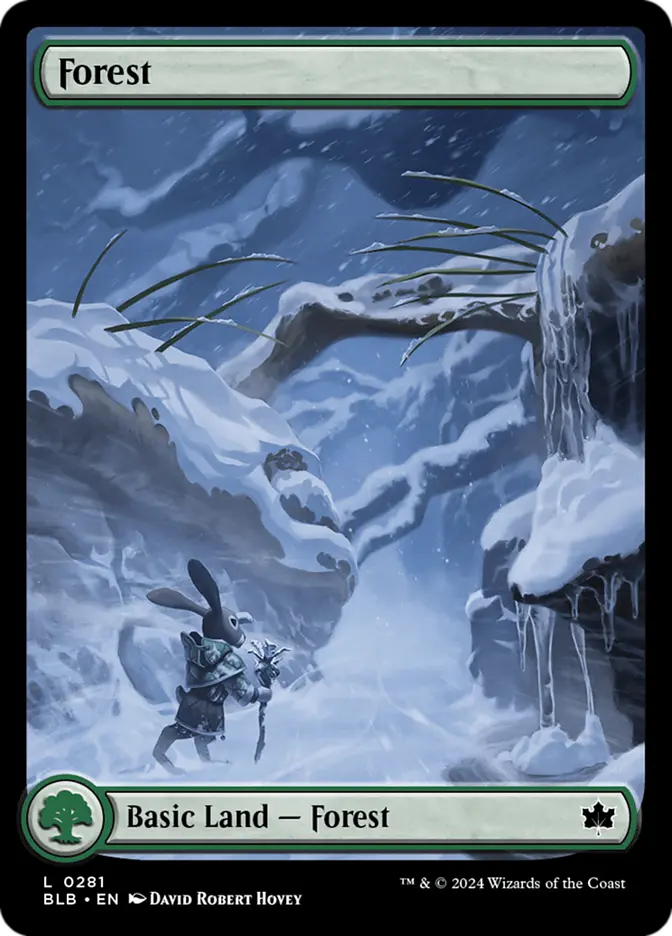 Forest - Full Art Winter (BLB) Bloomburrow