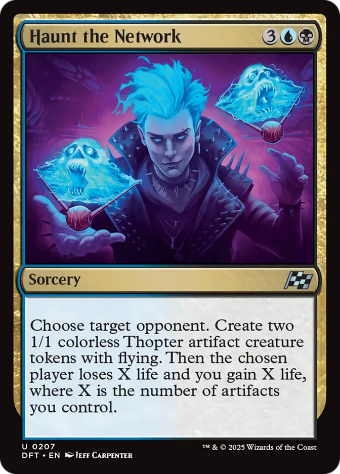Haunt the Network - Foil (DFT) Aetherdrift