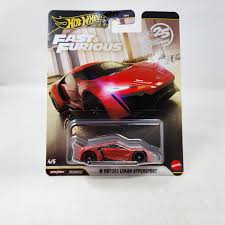 Hot Wheels Premiums Fast & Furious 25th Anniversary W Motors Lykan Hypersport