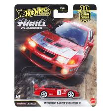 Hot Wheels Premium "Thrill Climbers" Car Culture Mitsubishi Lancer Evolution VI