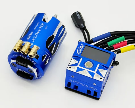 FTK-FUR-2809 Furitek SlideVolt Pro 1/10 Drift Sensored Brushless ESC & Motor Combo (10.5T) (Blue)