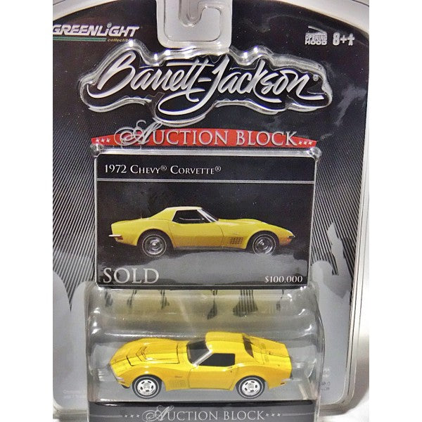 Green Light Barrett Jackson Auction Block 1972 Chevy Corvette